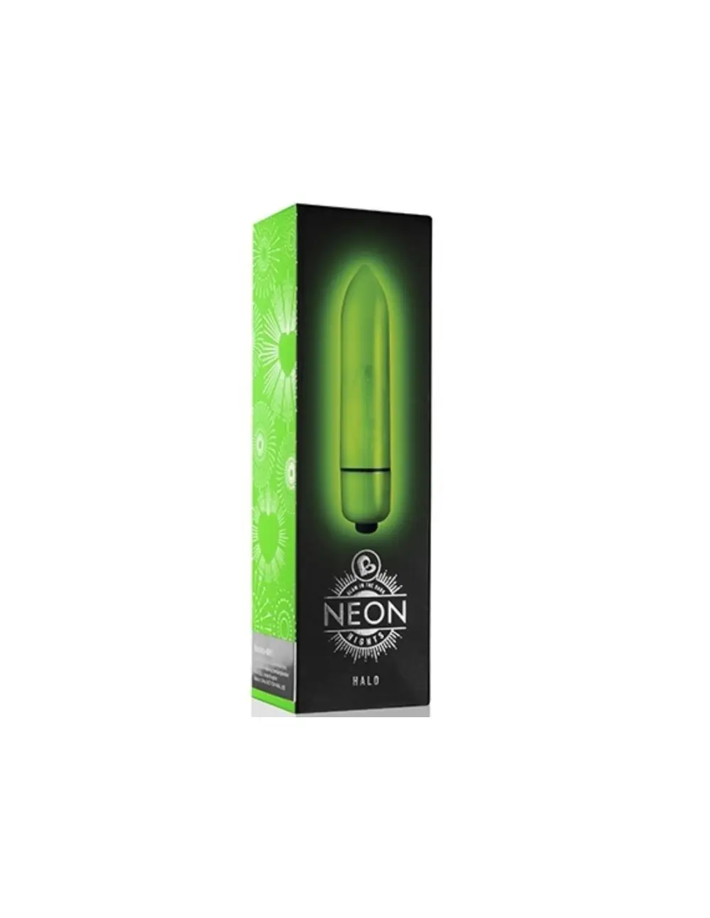 Vibratore, rocks off, neon night halo green, foto 1