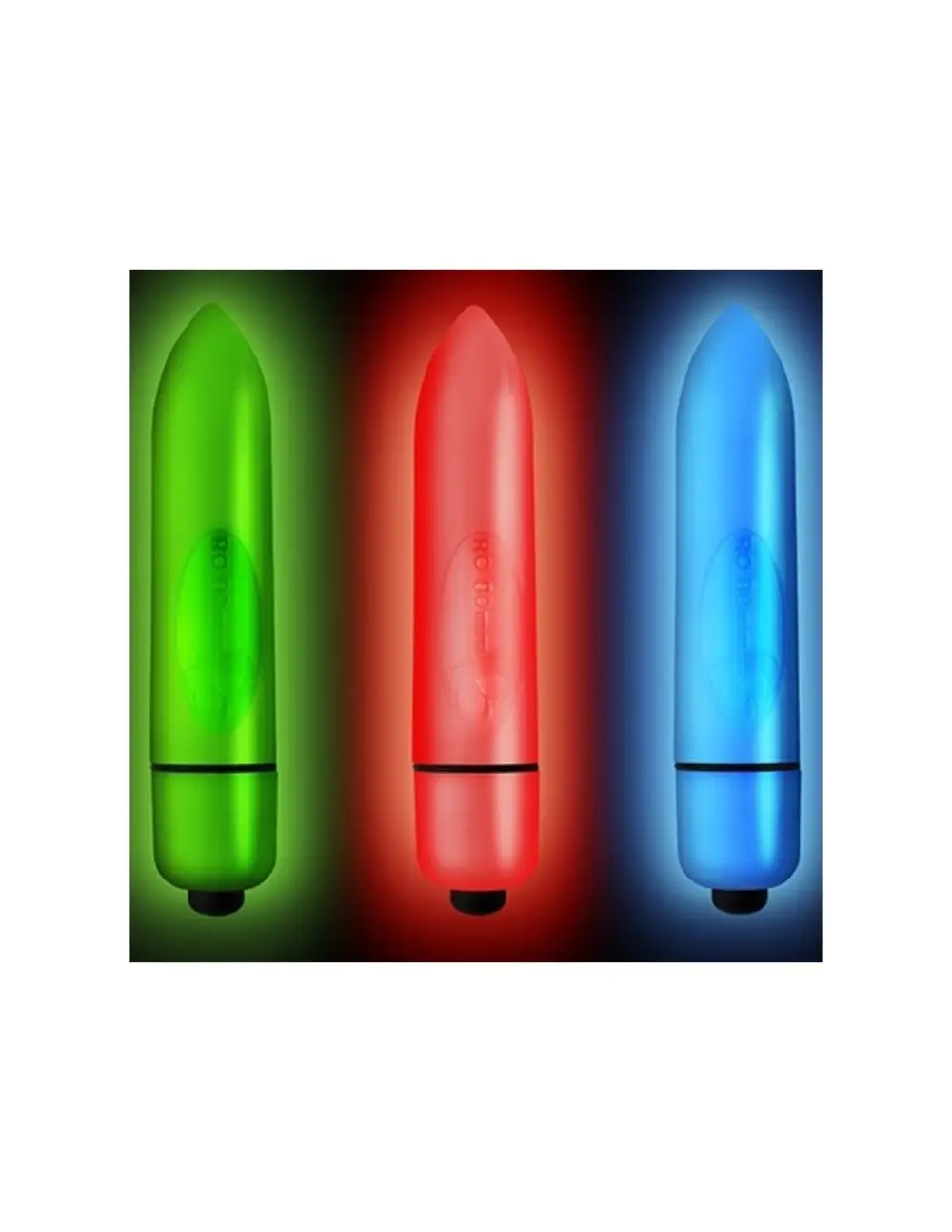 Vibratore, rocks off, neon night halo green, foto 3
