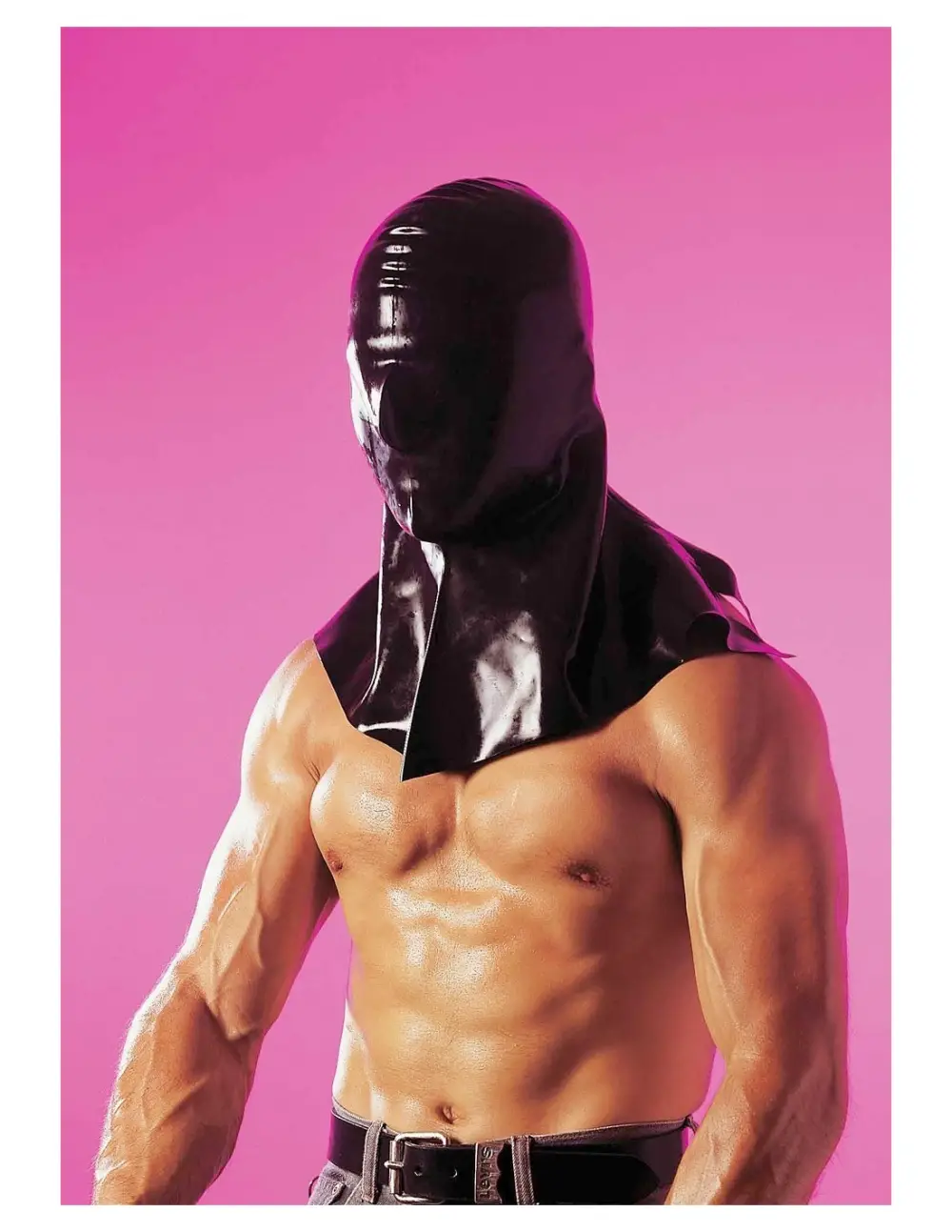 Maschera da boia in latex Extasy Black