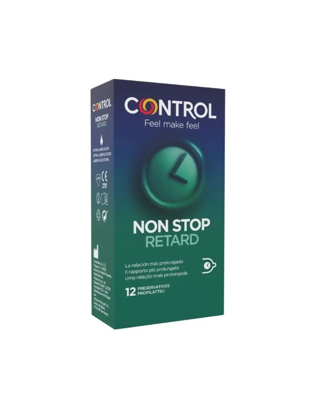 Profilattici Control Non Stop retard, 12 pezzi
