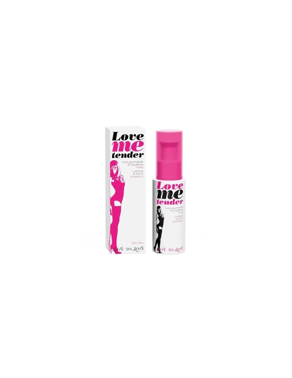Olio per massaggi aroma fragola Love Me Tender, 50 ML
