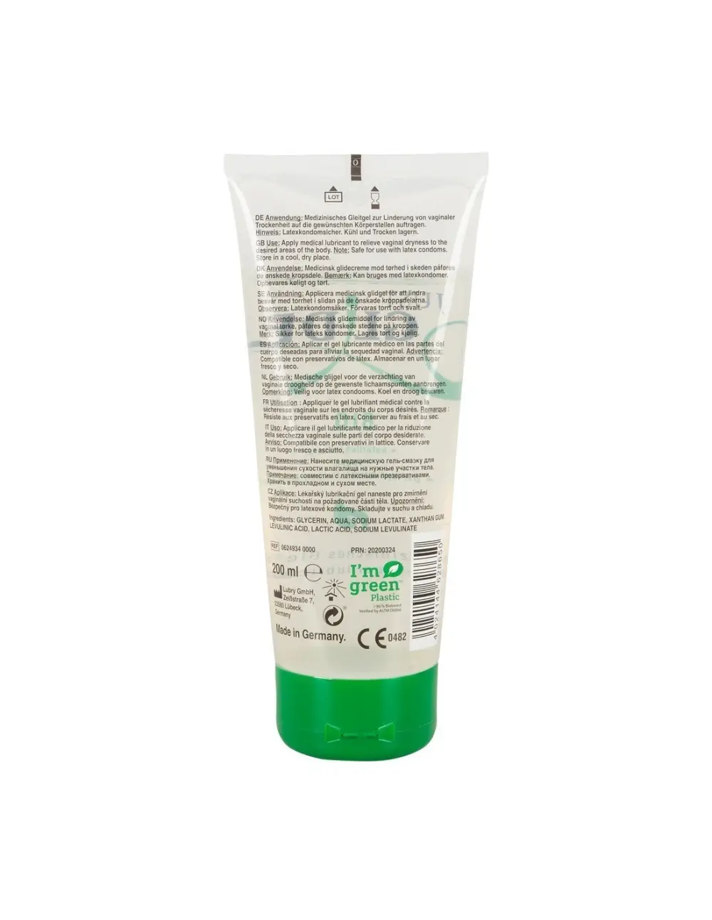 Lubrificante Just Glide bio anal, 200ml, foto 2