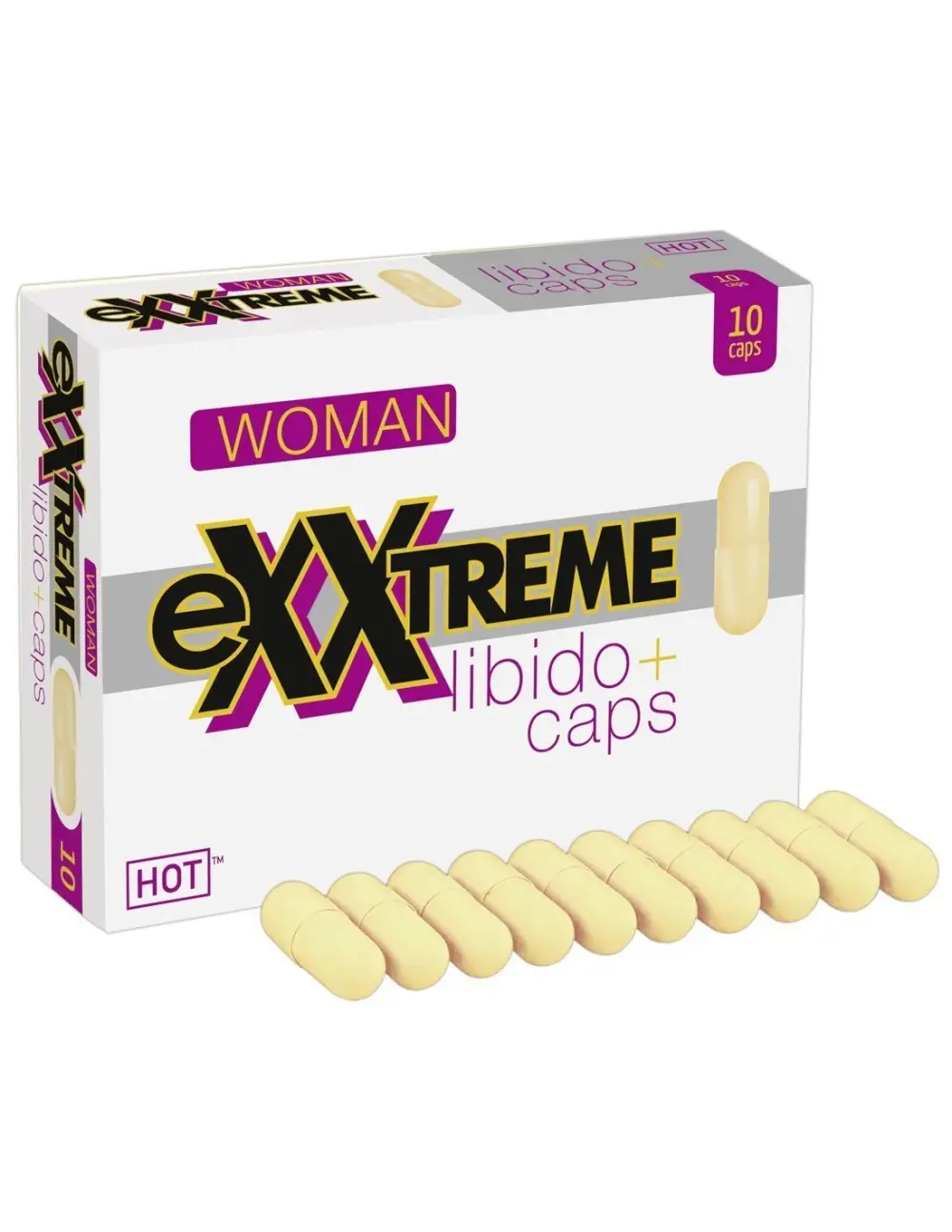 Capsule stimolanti per donne Libido Exxtreme, 10 pezzi